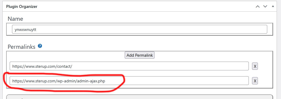 plugin filter permalink inputs